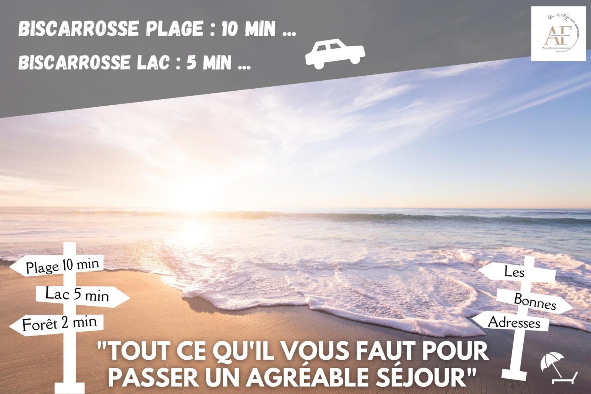 Ravissante Maison Cosy 4* Biscarrosse Proche Lac المظهر الخارجي الصورة